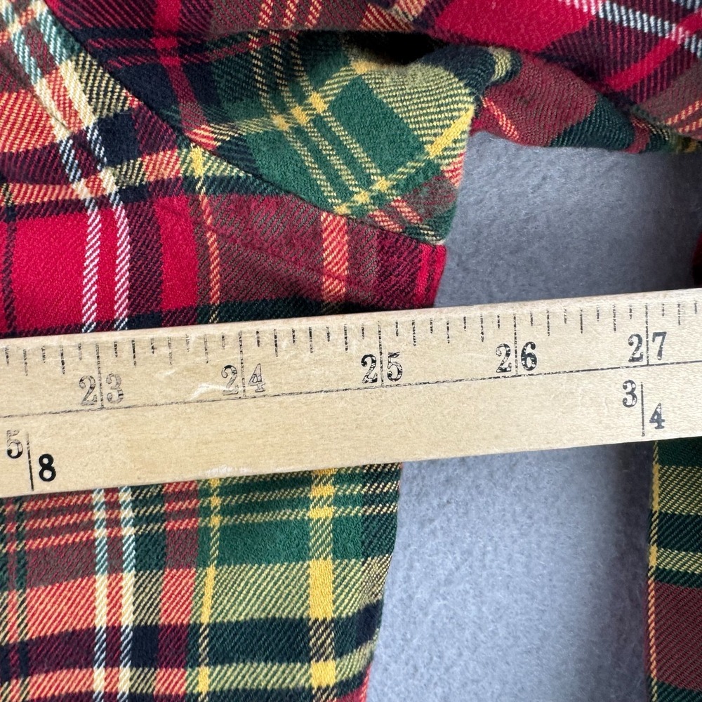 Ralph Lauren Rugby Shirt Mens XL Red Cotton Long Sleeve Flannel Button Up - Picture 8 of 10